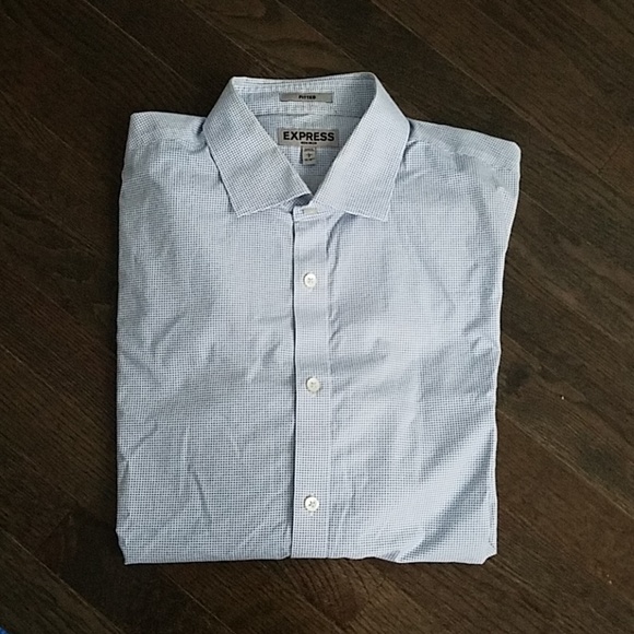 Express Other - Men's Express Blue Dress Shirt